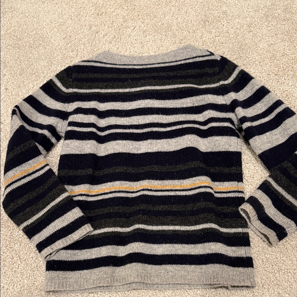 Bonpoint Cashmere Black and Gray Sweater, size 6 - Picture 3 of 6
